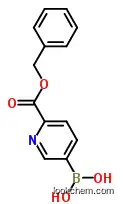 Molecular Structure of 1000269-51-1 (6-(Benzyloxycarbonyl)pyridine-3-boronic acid)